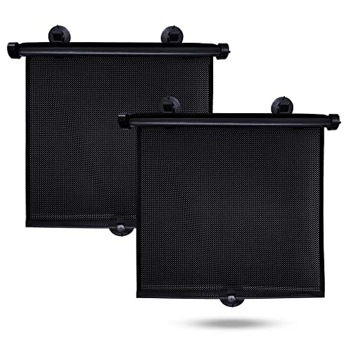 EcoNour Car Window Shades for Windows (2 Pack) | Shade Automotive Interior Sun Protection Large Offers Complete from UV Rays and Glare 18" x 20"