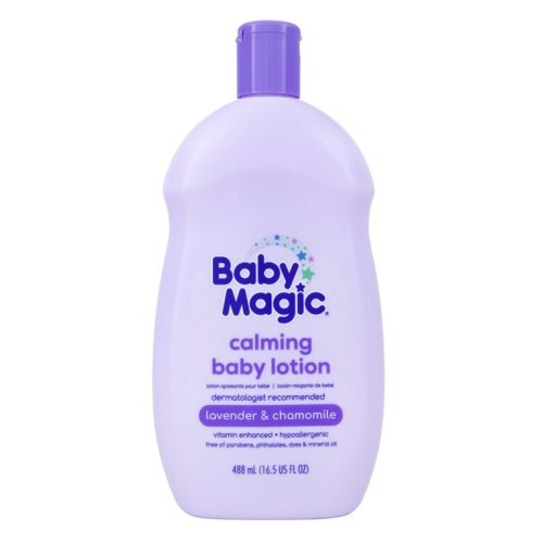 Baby Magic Lavender and Chamomile Calming Baby Lotion, Hypoallergenic, 16.5 oz.