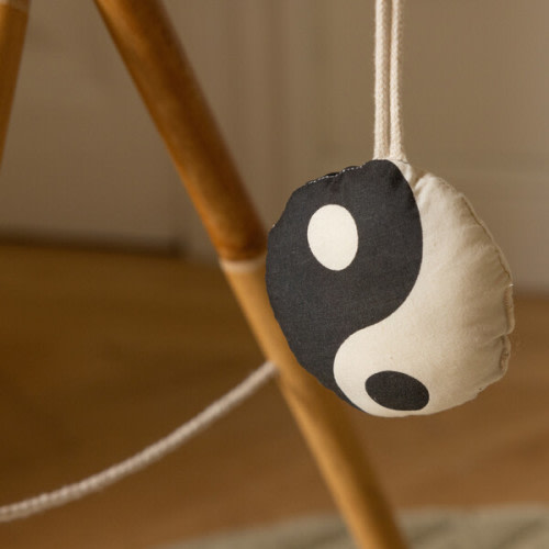 Rattle Toy Hangers, Panda (Set Of 3) - Lorena Canals | Maisonette