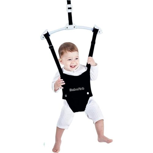 Baby Door Jumpers and Bouncers Exerciser Set with Door Clamp Adjustable Strap for Toddler Infant 6-24 Months CPC & CE Certified