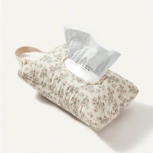 Cozy Pixies Portable Mommy Bag, Hanging Floral Tissue & Diaper Wet Wipes Dispenser For Baby Stroller