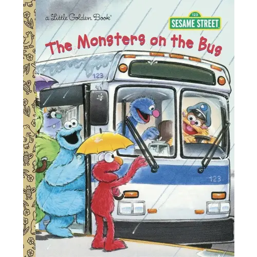 The Monsters on the Bus (Sesame Street) (Little Golden Book)