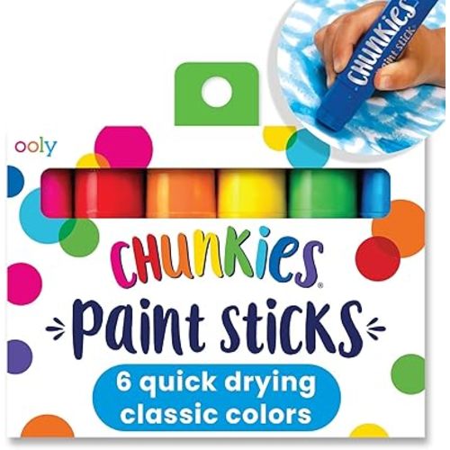 Ooly Chunkies 6 Mess Free Paint Sticks