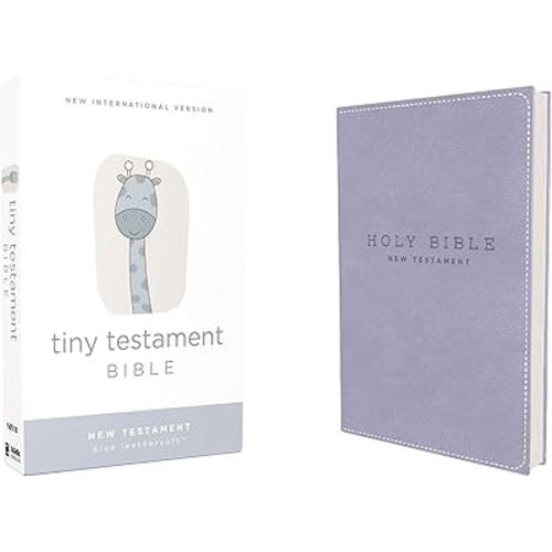 NIV, Tiny Testament Bible, New Testament, Leathersoft, Blue, Comfort Print
