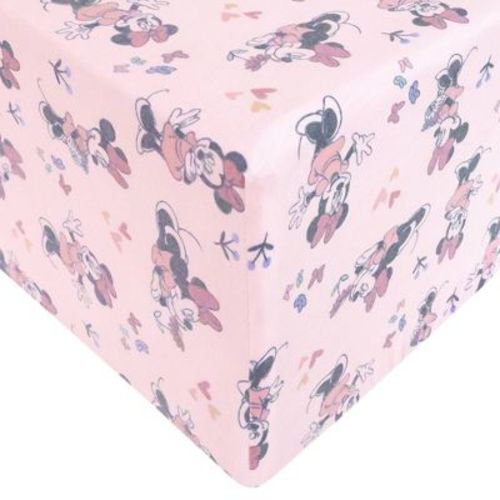 Copper Pearl Premium Crib Sheet - Minnie Mouse