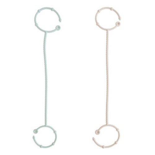 Adjustable Silicone Strap 2-Pack Cambridge Blue/Shifting Sand One Size