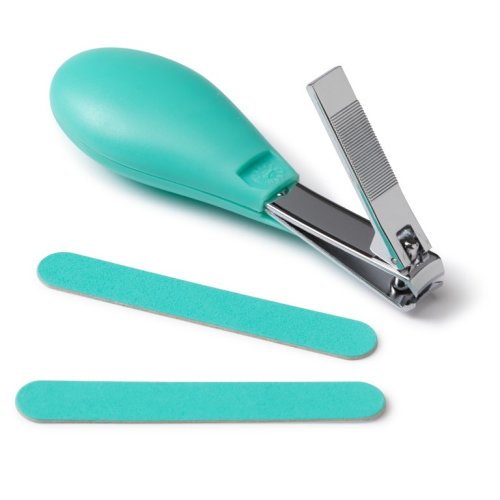 Safety 1st Baby's 1ˢᵗ Nail Care Clipper Emery Board Set, Sea Stone Aqua