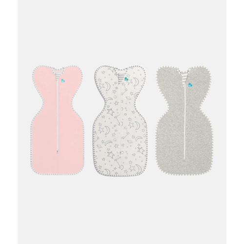 Swaddle Up™ Starter Bundle 1.0 TOG Pink Cotton & Bamboo – Love to Dream AU