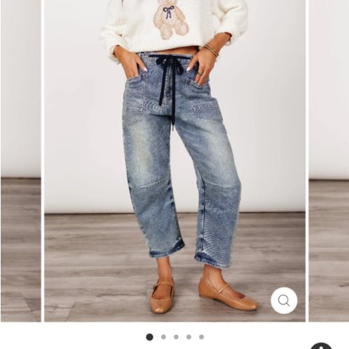 Leah Barrel Jeans – Mindy Mae's Market