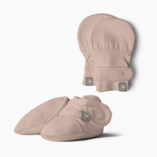 Stay on Baby Mitts + Boots Bundle - Rose