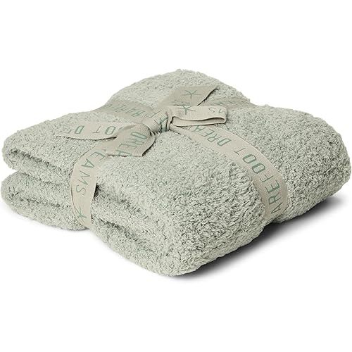 Barefoot Dreams, Unisex, CozyChic® Stroller Blanket, Sage Green, Baby