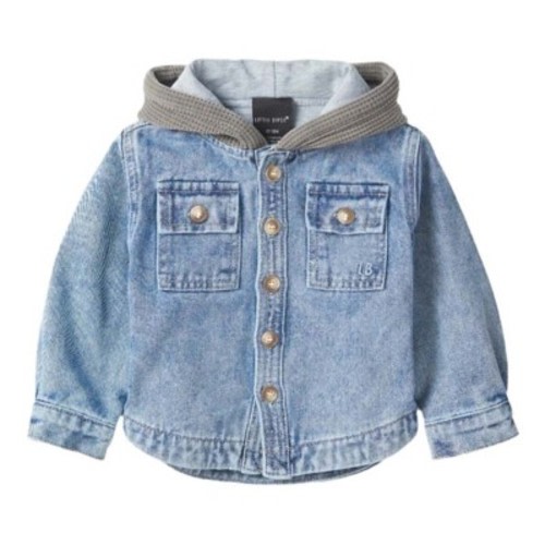 Baby Little Bipsy Hooded Denim Jacket | SCHEELS.com