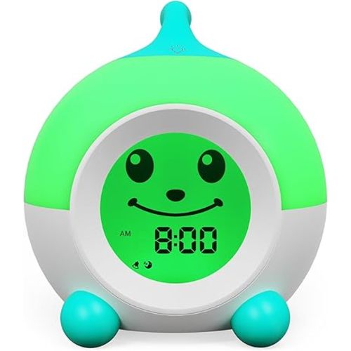 iHoo Ok to Wake Kids Alarm Clock, Toddler Sleep Training Clock with Touch Night Light, Nap Timer for Boys Girls