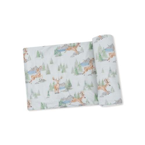 Buck Deer Bamboo Swaddle Blanket