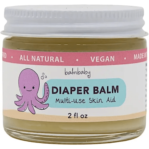 Diaper Balm by Balm Baby – Natural Diaper Rash Cream & Multipurpose Baby Skin Ointment with Organic Calendula, Vegan - Soothing, Healing, Moisturizing – Newborn Cradle Cap