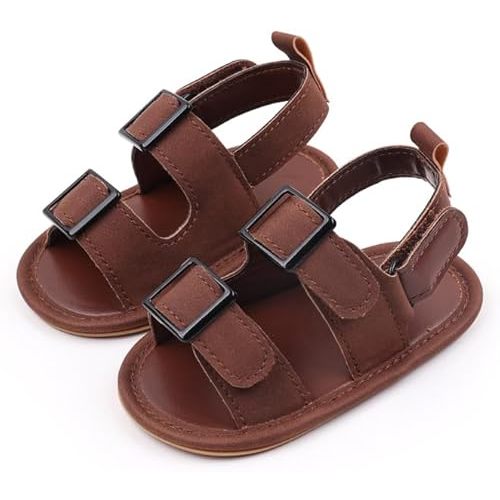 Miamooi Infant Baby Boys Girls Summer Beach Sandals Non Slip Soft Rubber Sole Toddler Outdoor Closed-Toe First Walker Shoes