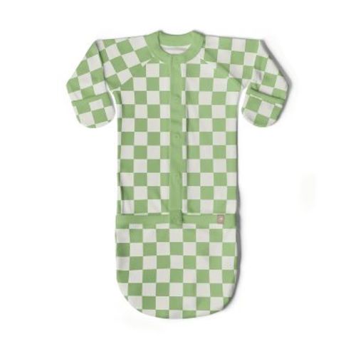 Goumi 24 Hour Convertible Sleeper Baby Gown - Artichoke 3-6M