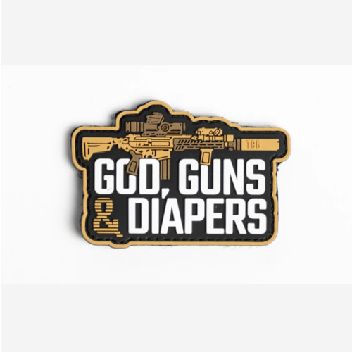 God, Guns & Diapers Patch - AR V2 by Tactical Baby Gear
