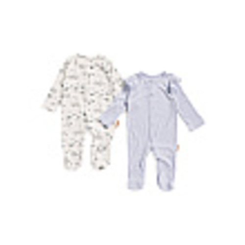 Newborn Girls 2pk Ruffle Shoulder Footies | Kids & Baby | T.J.Maxx