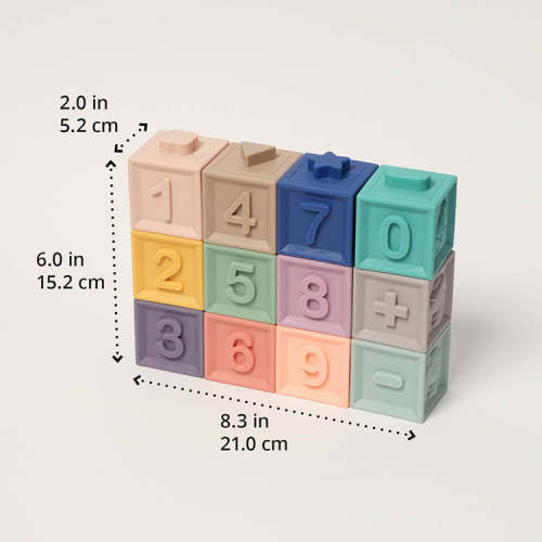 Montessori Squeaky Block Set - For Babies & Toddlers Alike!