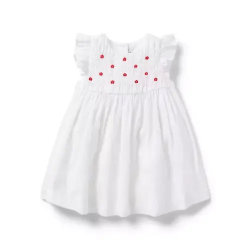 Baby Embroidered Smocked Dress