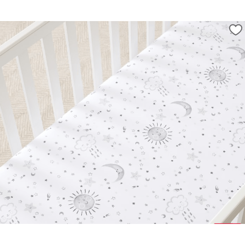 Skye Organic Crib Fitted Sheet