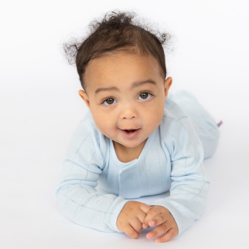 love lines ice water organic cotton pointelle magnetic parent favorite footie