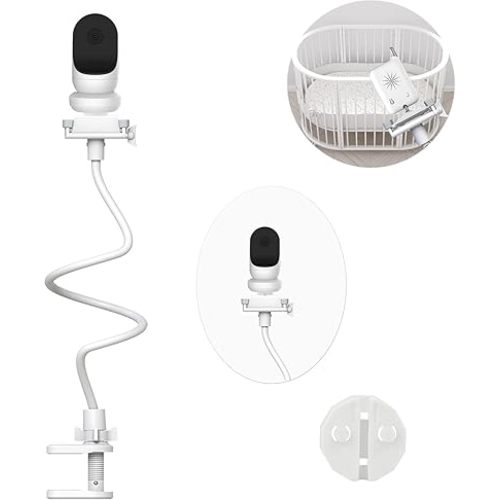Baby Camera Mount Flexible Baby Monitor Holder Stand Compatible with Owlet Baby Camera (33.46 inch)
