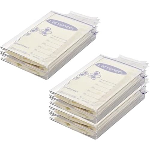 6-Pack Freeze Flat Breast Milk Storage Bag |Breastmilk Freezer Flattener Kit Make Mother's Milk Bags Organizer Even to Save Refrigerator Space | Fit 3 4 5 6oz