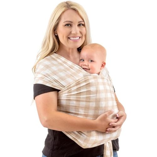 WeeSprout Baby Wrap Carrier - Perfect Baby Carrier Wrap Sling for Newborn and Infant, Enhances Baby Bonding, Soft and Breathable, Ideal for Babywearing