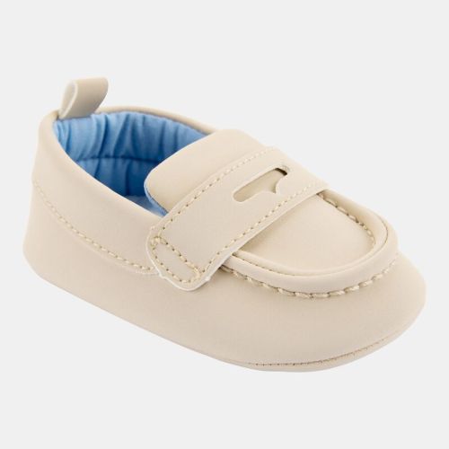 Baby Slip-On Loafer - Cream | Carter’s Oshkosh Canada