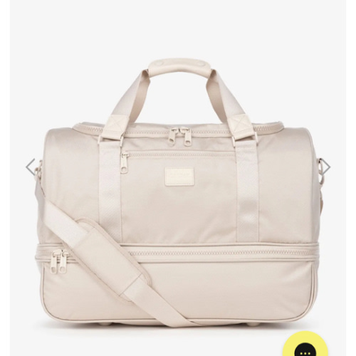 Stevyn Duffel Bag with Shoe Compartment - DUNE