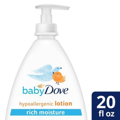 Baby Dove Rich Moisture Sensitive Skin Scented Hypoallergenic Lotion - 20 Fl Oz