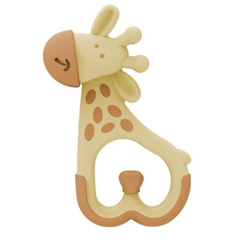 Dr. Brown's Ridgees Giraffe, Massaging Baby Teether, Designed by a Pediatric Dentist, BPA Free, 3m+