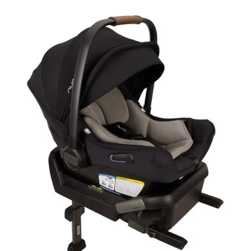 Nuna Pipa Aire Infant Car Seat & Base in Caviar