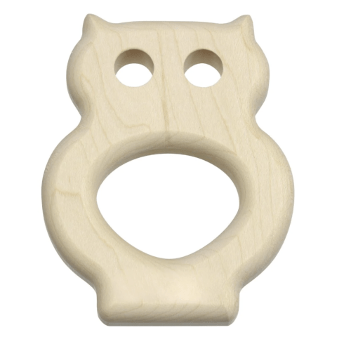 Wooden Owl Baby Teether