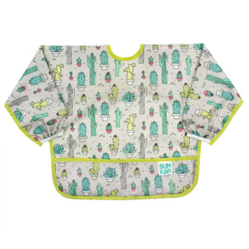Sleeved Bibs for Baby & Toddler 6 to 24 months – Cactus | Bumkins Baby