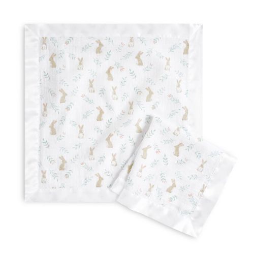 Aden + Anais Essentials Security Baby Blankets - Blushing Bunnies - 2pk