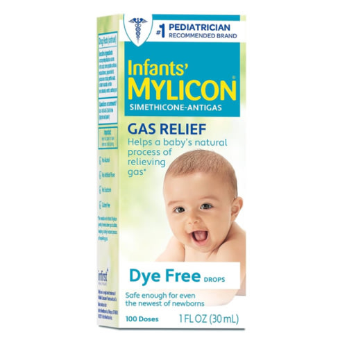 MYLICON Infants Gas Relief Drops for Infants and Babies, Dye Free Formula, 1 Fluid Ounce