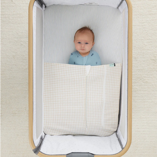 HugMe Blanket - 1.0 & 2.5 TOG Caramel Grid (formerly Baby Tuck Sheet) – ergoPouch AU