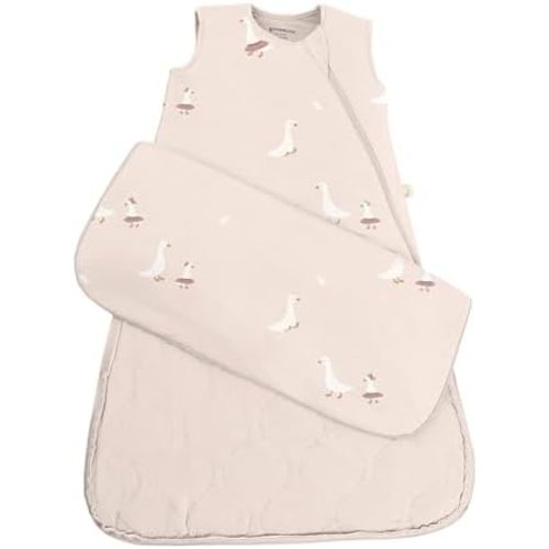 GUNAMUNA günamüna Unisex Baby, Toddler Wearable Blanket, Sleeping Bag Bamboo Rayon, Sleep Sack with Diaper Zipper, 1.0 TOG