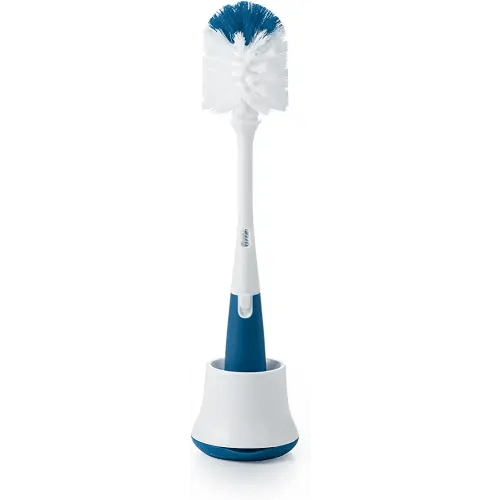  OXO Tot Bottle Brush with Nipple Cleaner and Stand - Navy : Baby