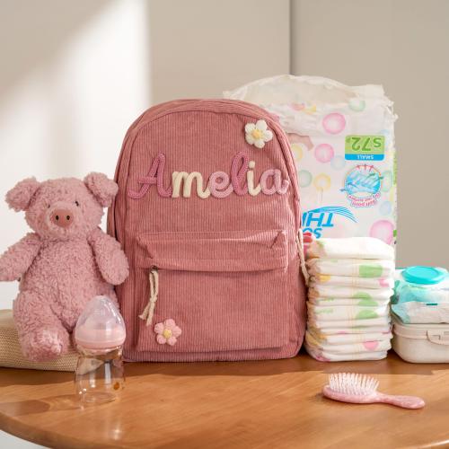 Personalized Diaper Backpack - Lightweight Durable Toddler Book Bag for Ages - Adjustable Straps - Toddler Book Bag - Mommy Must-Have