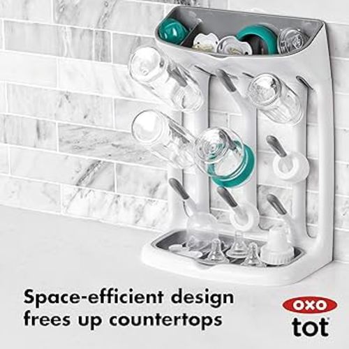 OXO TOT Space Saving Drying Rack, Grey : Amazon.com.au: Baby