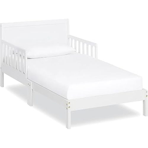 Dream On Me 648-WHT Brookside Toddler Bed, 53lx29bx28h inches, White