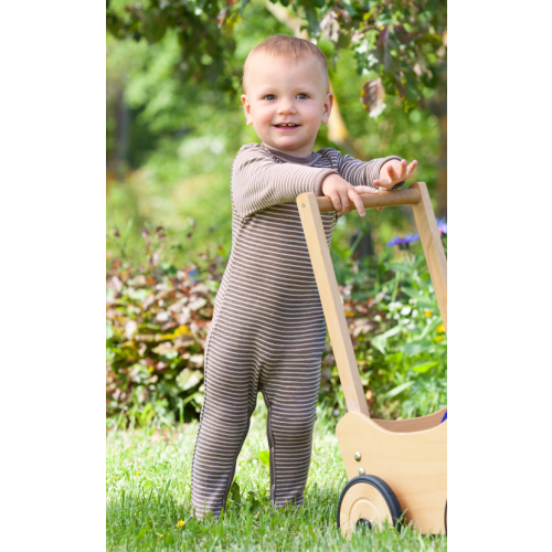 Engel Organic Wool/ Silk Footed Pajamas