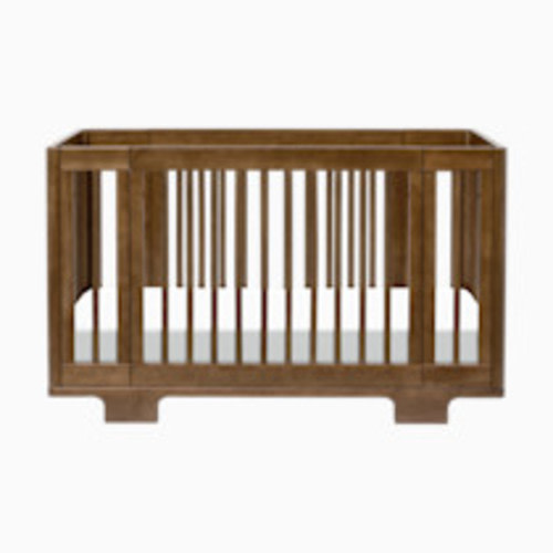 babyletto Yuzu 8-in-1 Convertible Crib with All-Stages Conversion Kits - Natural Walnut