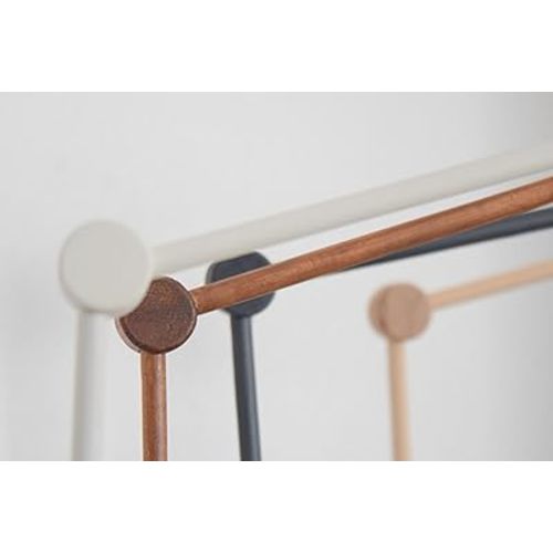 Black Wooden Crib Mobile Arm, Adjustable Mobile Holder for Crib and Desk Rotating Baby Mobile Hanger Nursery Decoration (Vintage)