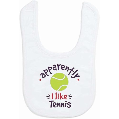 ChalkTalkSPORTS Tennis Baby & Infant Bibs | Soft Microfiber Tennis Baby Bibs
