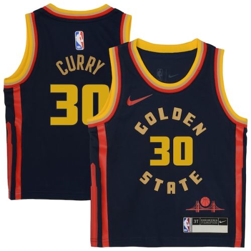 Infant Golden State Warriors Stephen Curry Nike Navy 2024/25 Swingman Player Jersey - City Edition